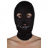 Черная маска с вырезами и кляпом
