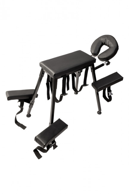 BDSM скамья с подголовником и четырьмя опорами для рук и ног