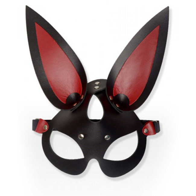 Игровая кожаная маска зайчика Игровая кожаная маска зайчика