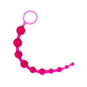 Гибкая анальная цепочка из шариков Гибкая анальная цепочка из шариков