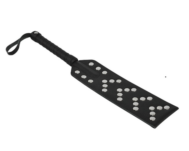 Педл из натуральной кожи усиленный металлическими клепками