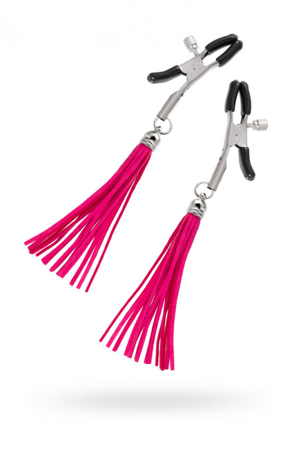 Зажимы прищепки с кисточками из замши Зажимы прищепки с кисточками из замши