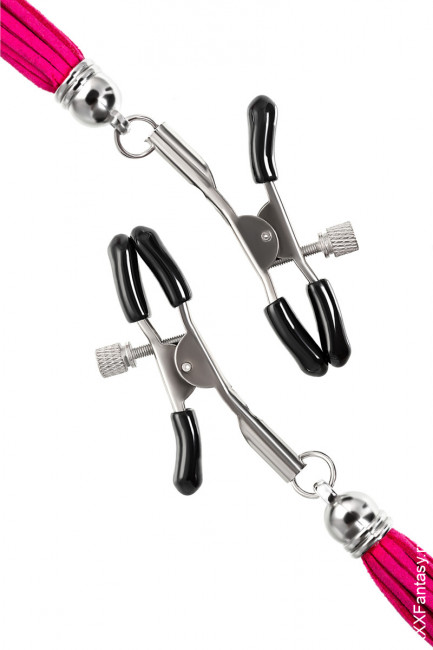 Зажимы прищепки с кисточками из замши Зажимы прищепки с кисточками из замши