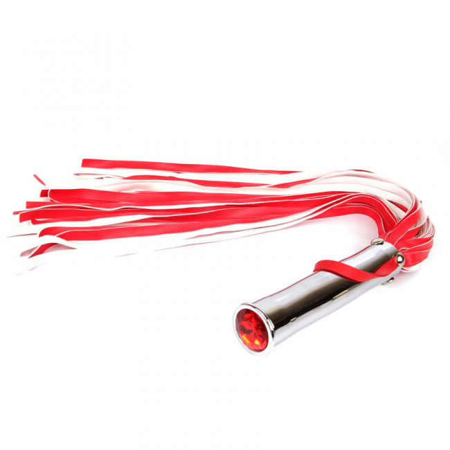 Флогер с металлической анальной пробкой