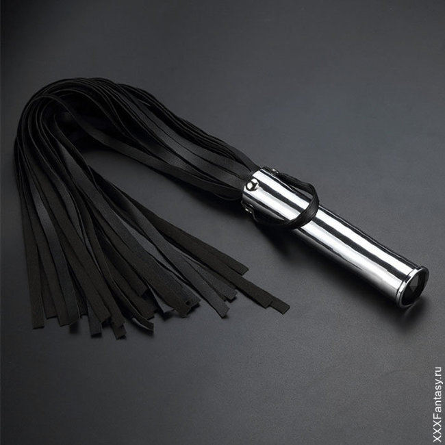 Флогер с металлической анальной пробкой