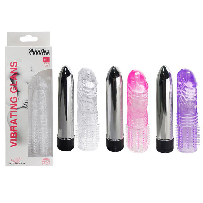 Женский вибратор с рельефной насадкой Женский вибратор с рельефной насадкой