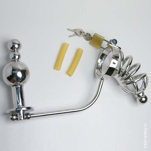 Пенис клетка с анальными шарами Пенис клетка с анальными шарами