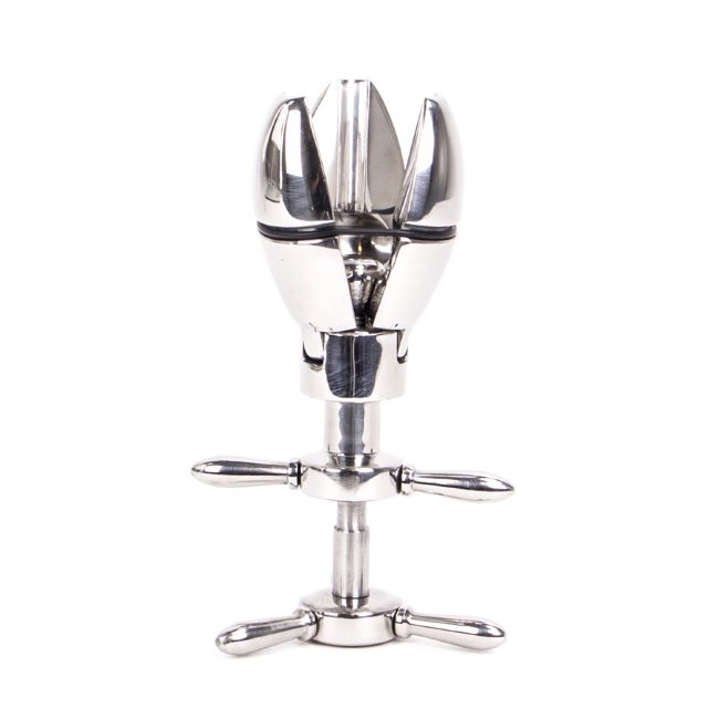 Раскрывающаяся анальная пробка с фиксацией