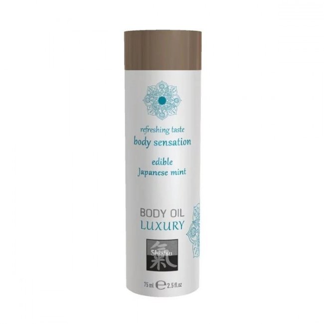 Съедобное возбуждающее масло для тела Японская мята