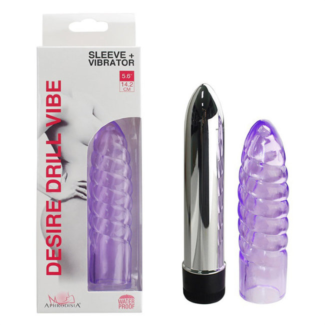 Вибромассажер с ребристой насадкой Вибромассажер с ребристой насадкой