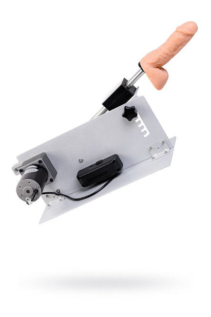 Удобная и компактная секс-машина с двумя насадками Удобная и компактная секс-машина с двумя насадками