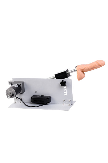 Удобная и компактная секс-машина с двумя насадками Удобная и компактная секс-машина с двумя насадками