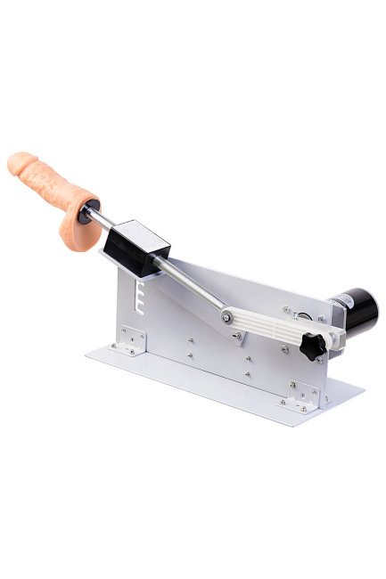 Удобная и компактная секс-машина с двумя насадками Удобная и компактная секс-машина с двумя насадками