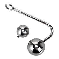 Бондажный крюк с 2-мя анальными шарами