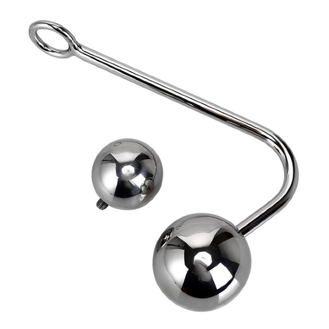 Бондажный крюк с 2-мя анальными шарами Бондажный крюк с 2-мя анальными шарами