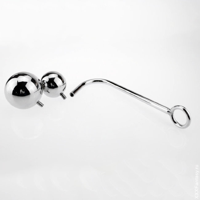 Бондажный крюк с 2-мя анальными шарами Бондажный крюк с 2-мя анальными шарами