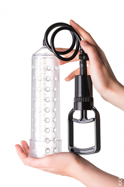 Помпа для пениса с вставкой для мастурбации Помпа для пениса с вставкой для мастурбации