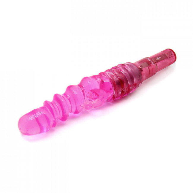 Небольшой секс-вибратор с дополнительной насадкой