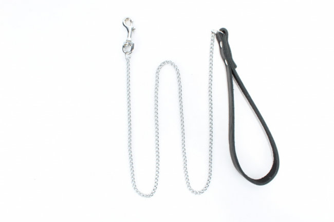 Поводок с цепью и карабином Поводок с цепью и карабином