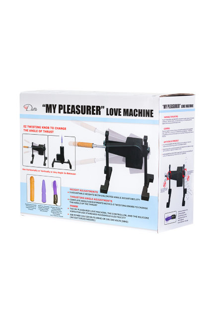 Секс станок из металла с двумя насадками