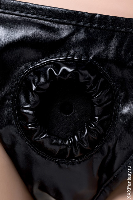 Мягкие трусики с двумя насадками для страпона