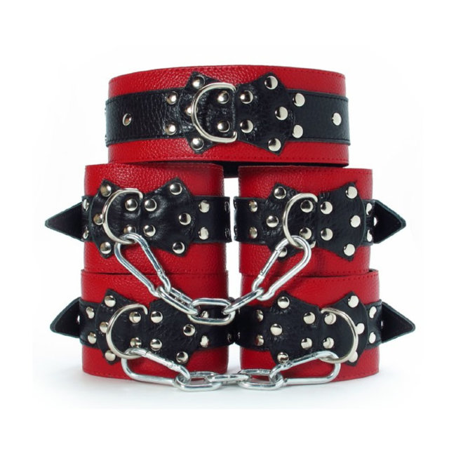 БДСМ набор фиксаторов с мехом БДСМ набор фиксаторов с мехом