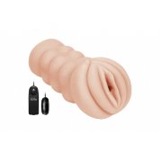 Мастурбатор из сверх реалистичного материала Satisfaction Vibro Honeypot