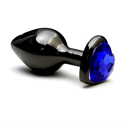 Черный анальный плаг "сердце" Черный анальный плаг "сердце"