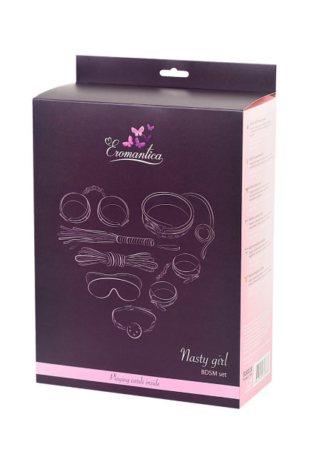 Розовый набор для ролевых игр в стиле БДСМ Розовый набор для ролевых игр в стиле БДСМ