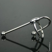 Уретральный стимулятор c металлическим кольцом Уретральный стимулятор c металлическим кольцом