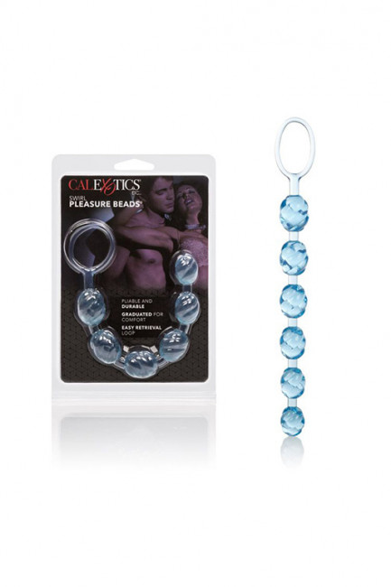 Анальные бусы со спиралевидным рельефом