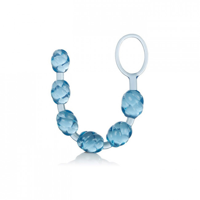 Анальные бусы со спиралевидным рельефом