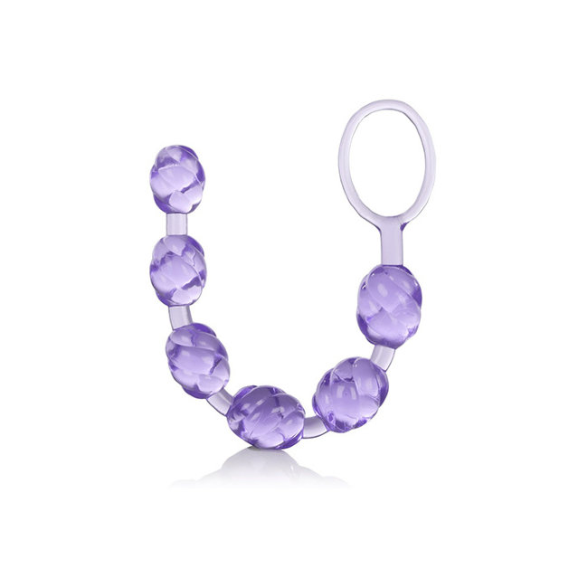 Анальные бусы со спиралевидным рельефом