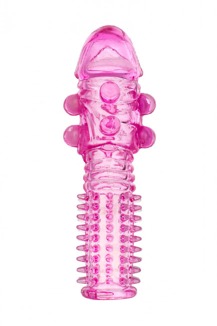 Насадка с шариками и шипами для стимуляции во время секса Насадка с шариками и шипами для стимуляции во время секса