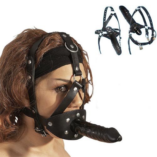 BDSM кляп с фаллоимитатором BDSM кляп с фаллоимитатором