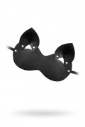 Кожаная маска Кошка с закрытыми глазами