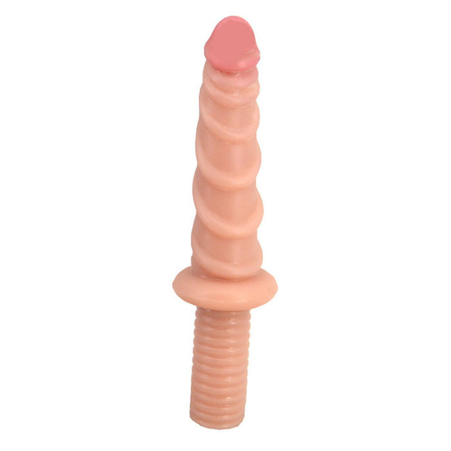 Ребристый фаллос с ручкой