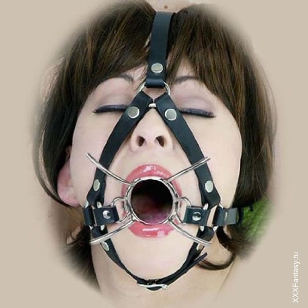 Кляп кольцо на ремешках