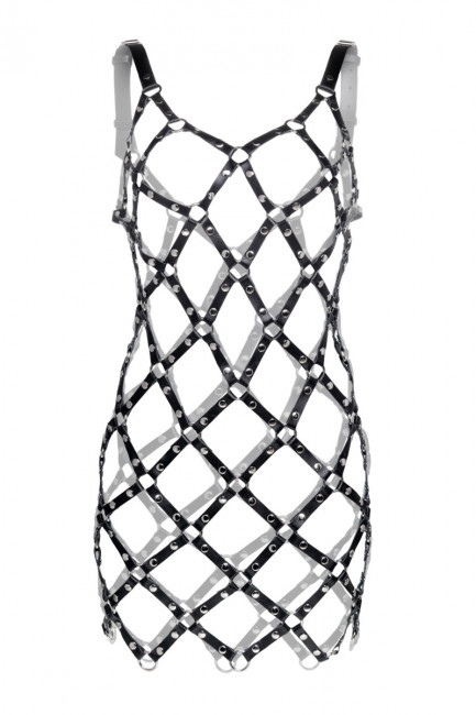 Портупея - платье из мягкой кожи