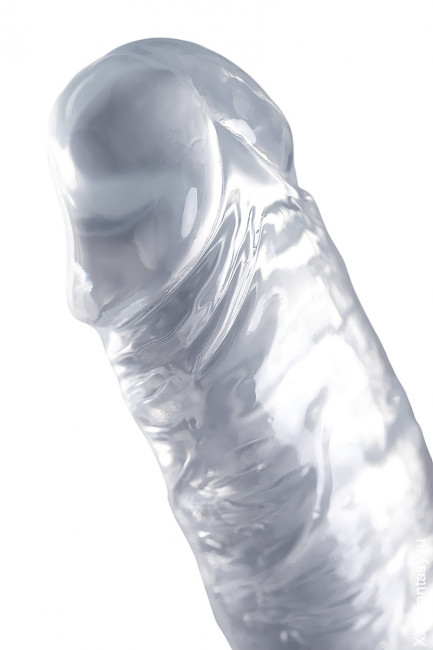 Фаллоимитатор двусторонний прозрачный Фаллоимитатор двусторонний прозрачный