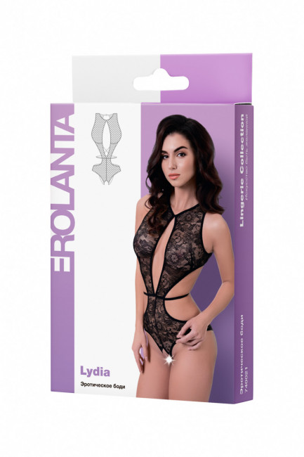 Эротическое боди из кружева с открытым доступом