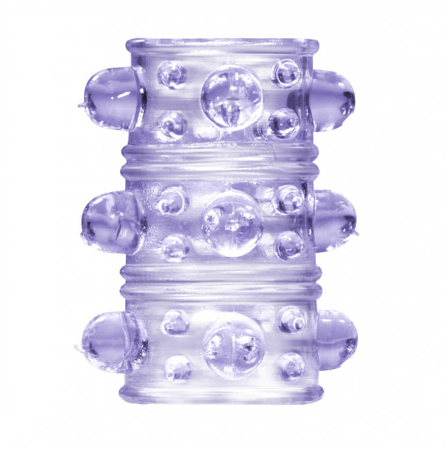 Насадка на член с рельефом для стимуляции