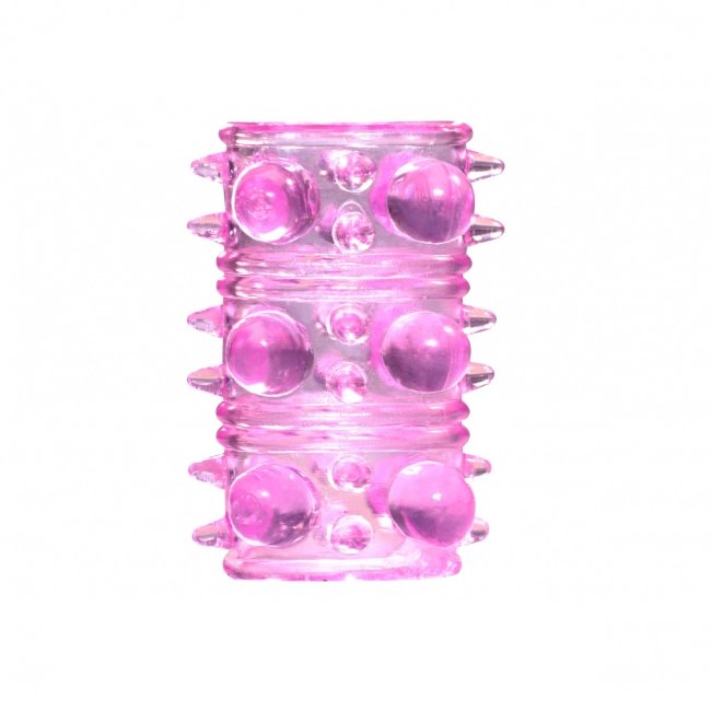 Насадка на член с рельефом для стимуляции