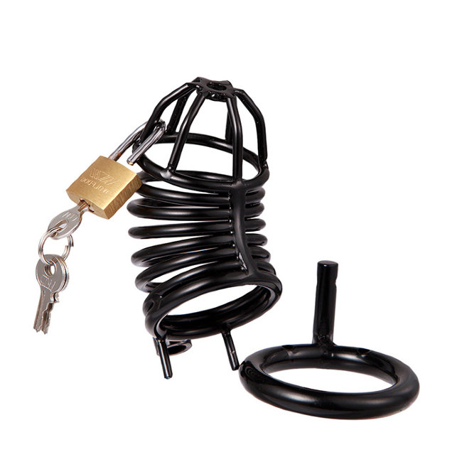 Черная клетка на половой член