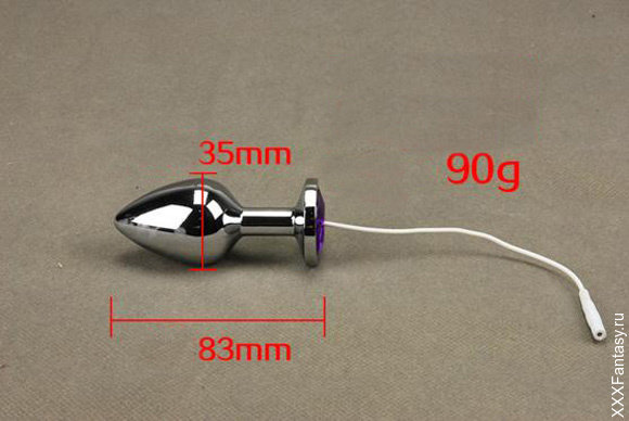 Анальная пробка-насадка для электростимуляции