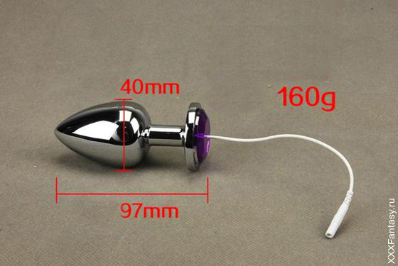 Анальная пробка-насадка для электростимуляции