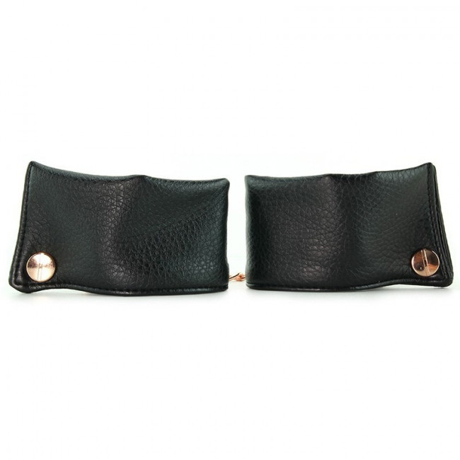 Наручники с мягкой подкладой и золотистой цепью