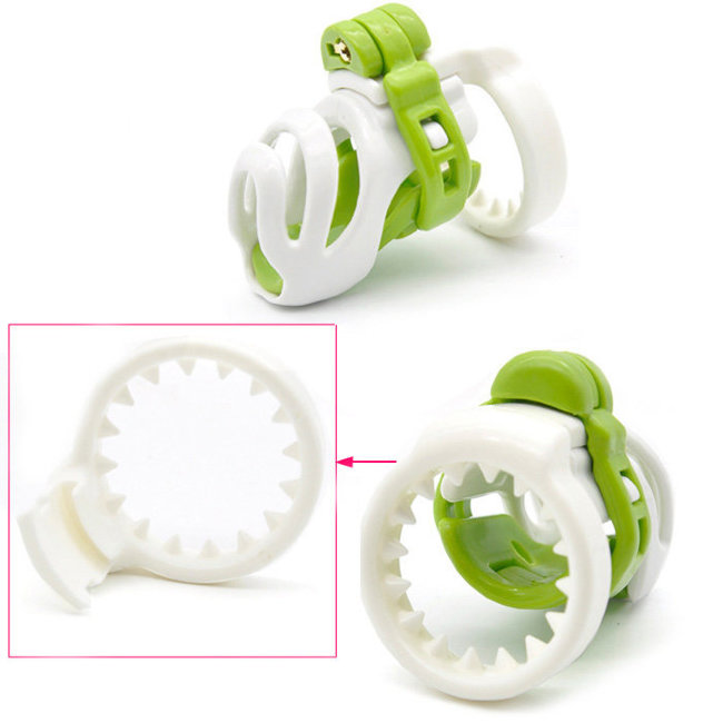 Кольцо с шипами для мужского пояса верности