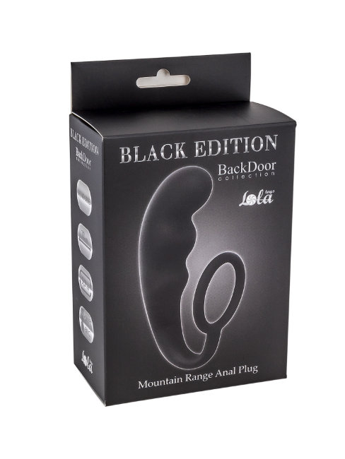 Стимулятор с эрекционным кольцом для анального массажа