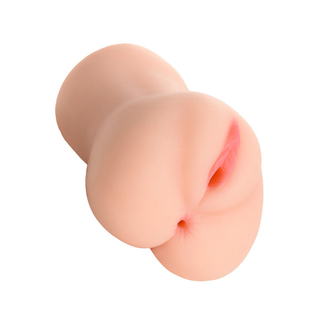 Реалистичный мастурбатор с двумя входами вагина и анус